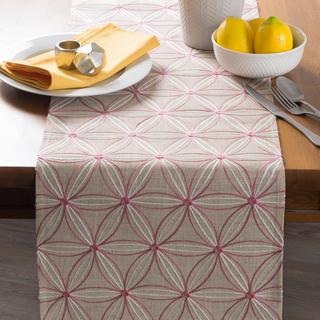 Embroidered Flowers Table Runner
