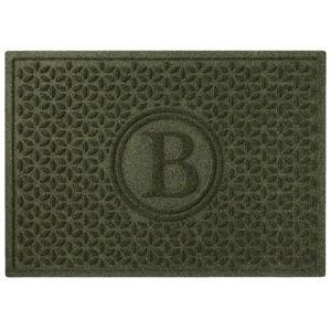 Heavyweight Recycled Waterhog Doormat, Blooming Circles, Personalized