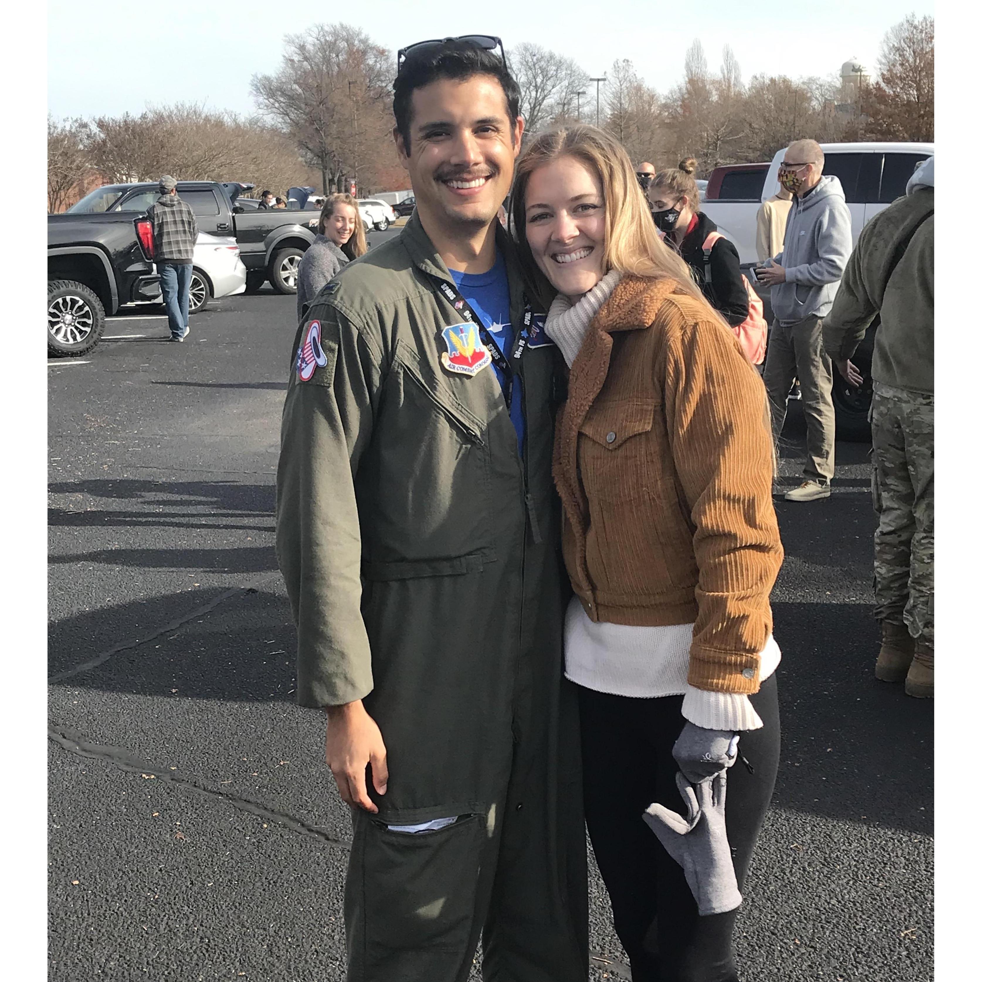 Kevin back from his first deployment!