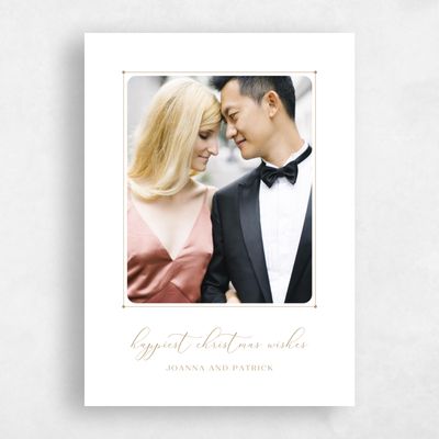 White Holiday Card - Colbie