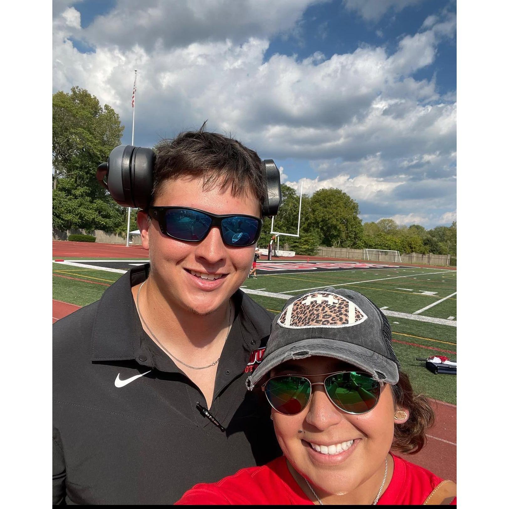 Enjoying some Ohio Wesleyan Football 2021