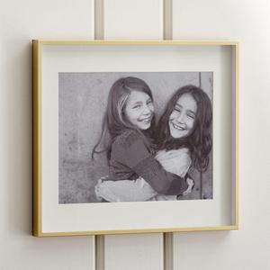 Brushed Brass 11x14 Wall Frame