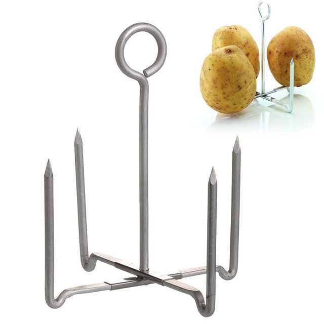 KitchenCraft 4 Pronged Potato Baking Stand (2pcs pack)