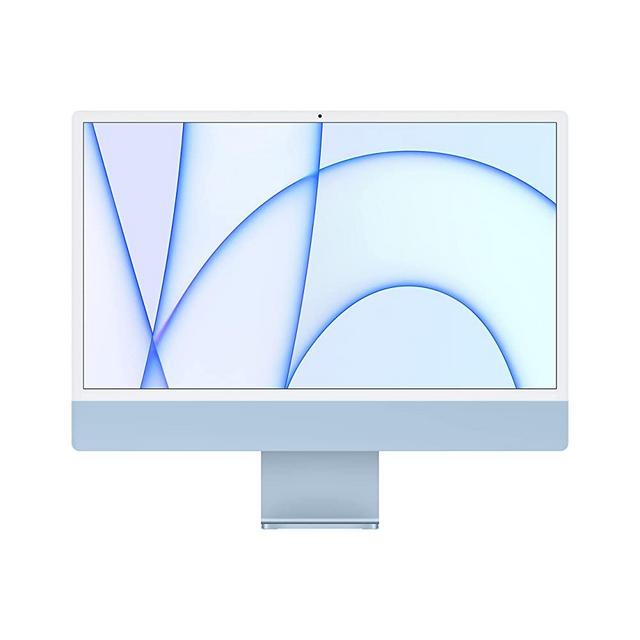 2021 Apple iMac (24-inch, Apple M1 chip with 8‑core CPU and 8‑core GPU, 8GB RAM, 256GB) - Blue