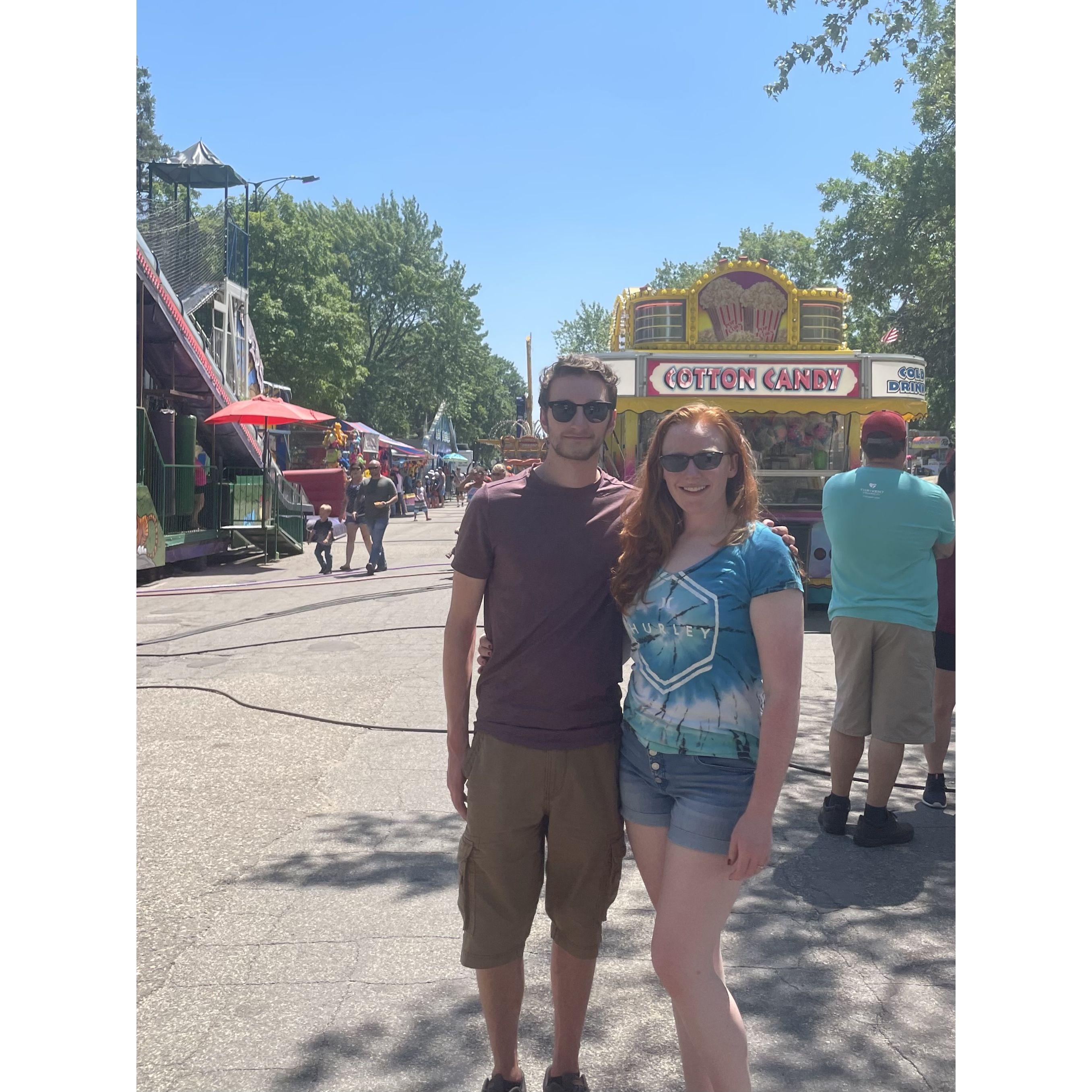 Went back to the spot where we met! 