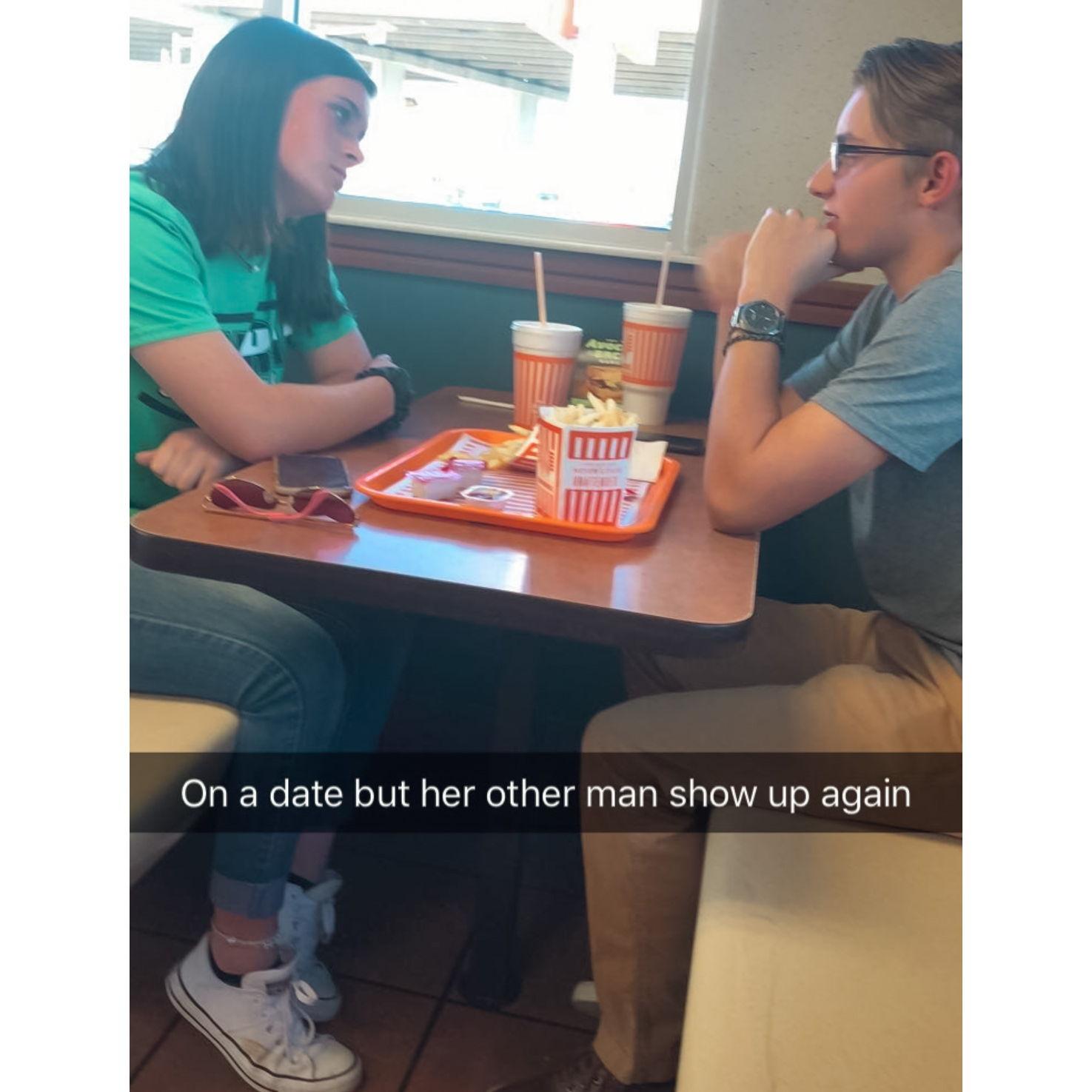 Our first Whataburger date!