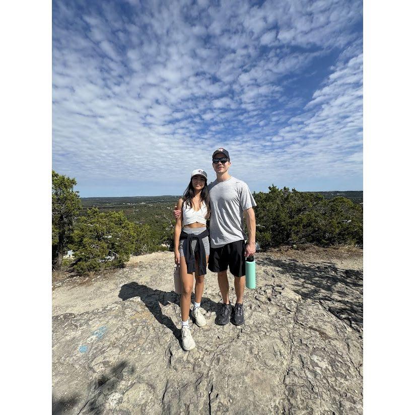 Conquered the hill together