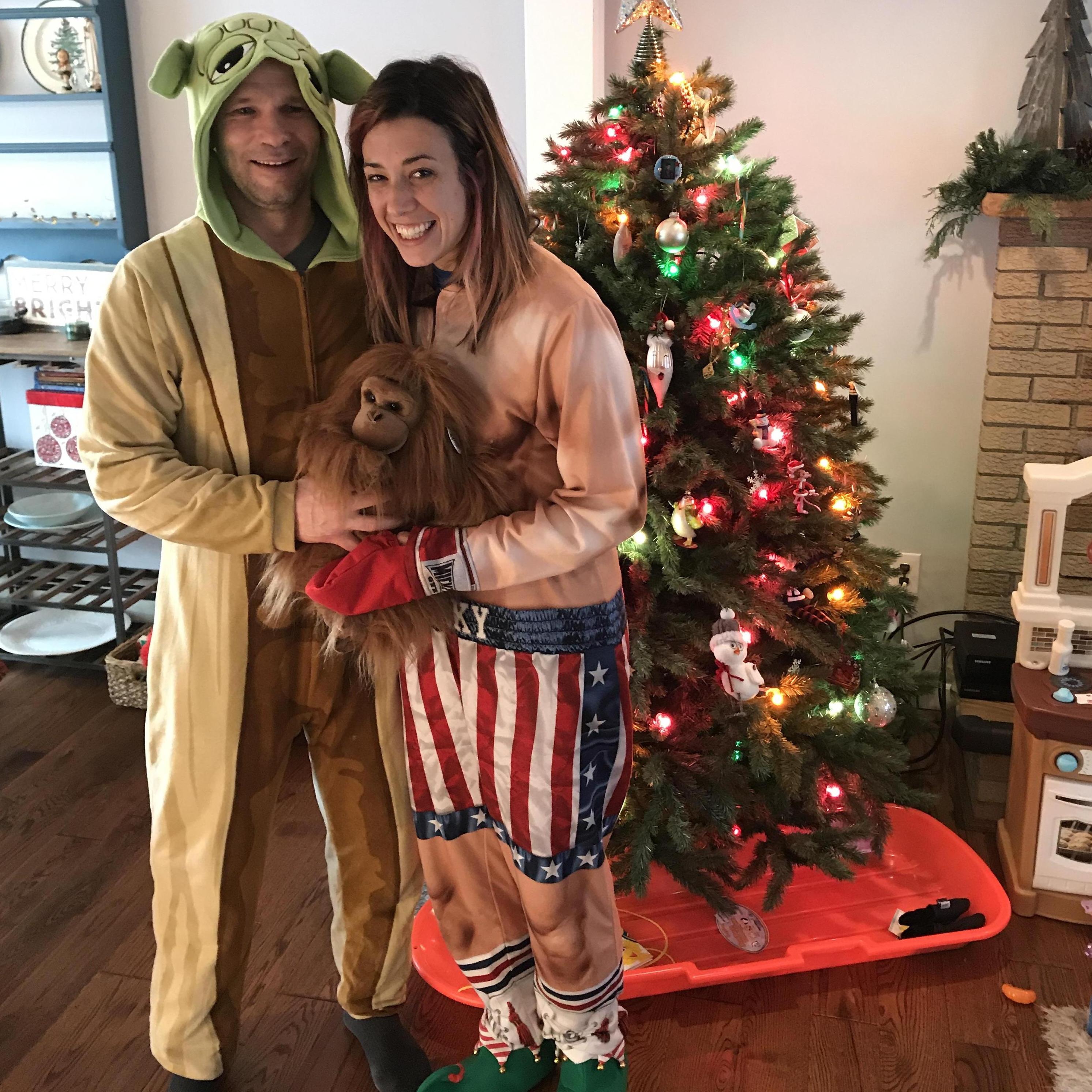 12/25/17, Ringwood, NJ. Chip's first Curran Family Christmas.