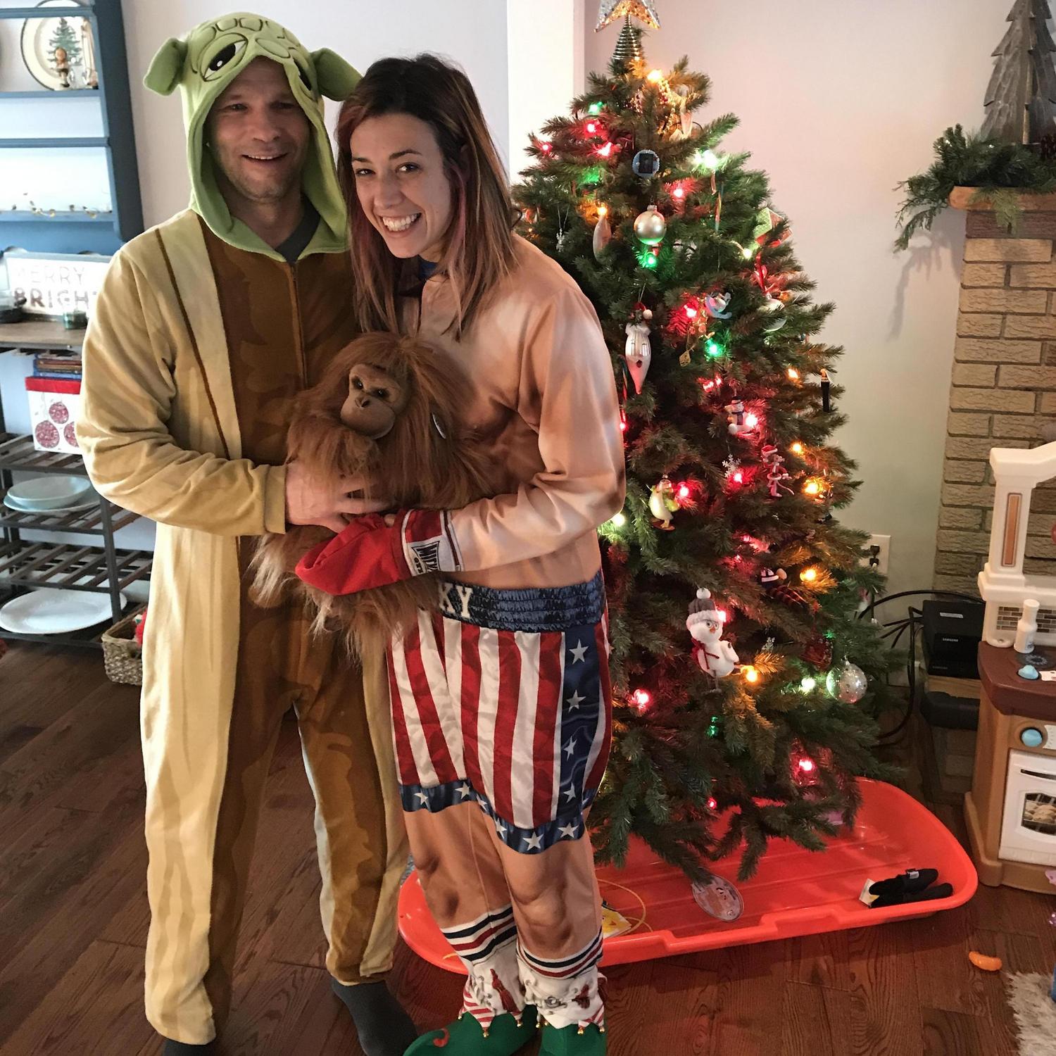 12/25/17, Ringwood, NJ. Chip's first Curran Family Christmas.
