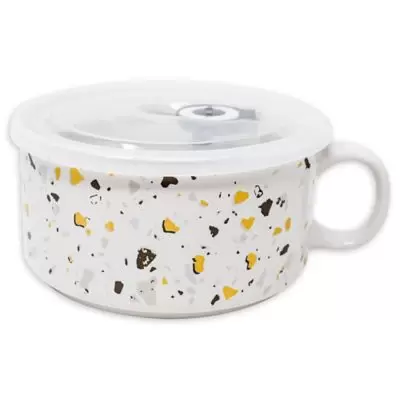 Boston Warehouse® Terrazo Soup Mug with Lid
