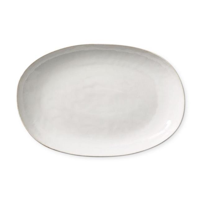 Reactive Glaze Serving Platter, White