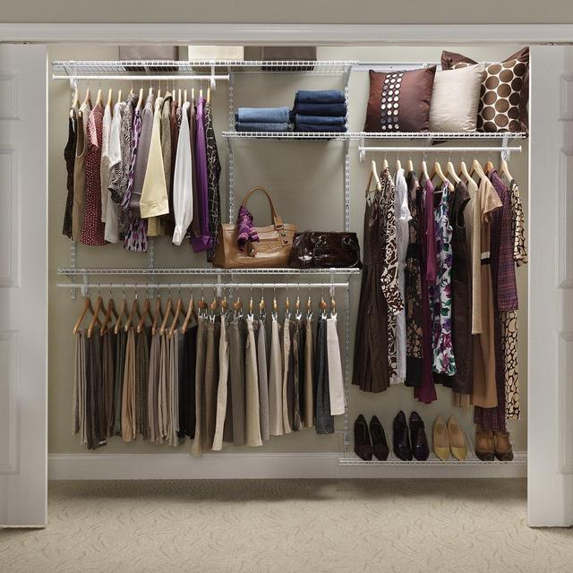 ClosetMaid Adjustable Closet Organizer Kit, White 5' x 8'