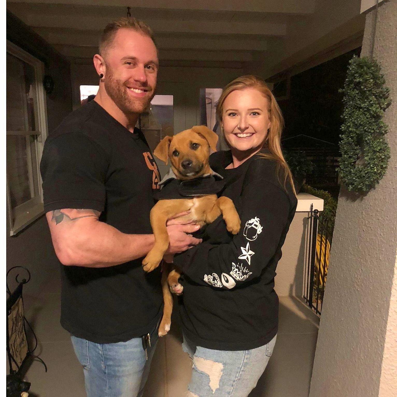 The day we adopted Buster- 12/11/2020