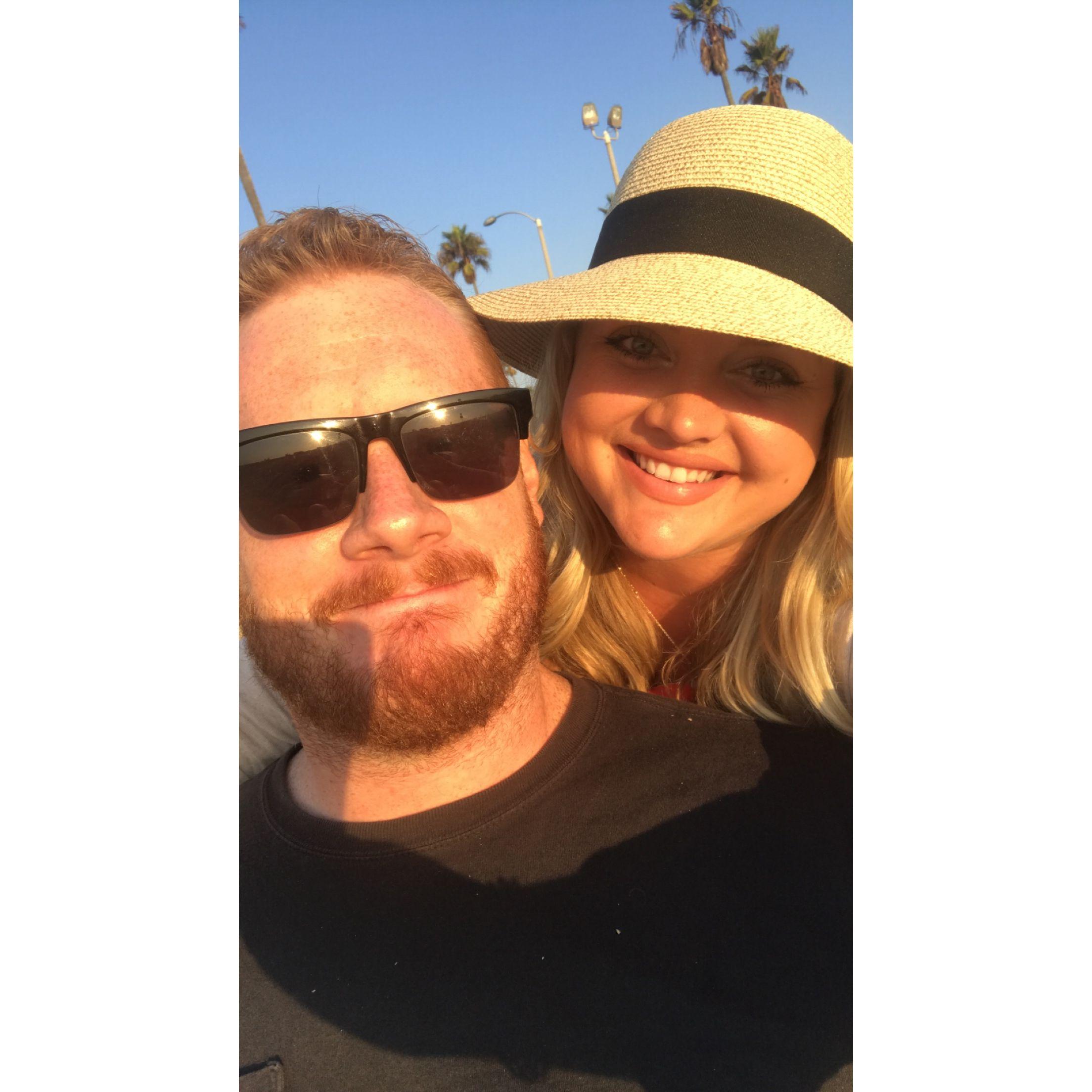 AUGUST 22, 2020 - 
Their first summer bonfire in Newport Beach.