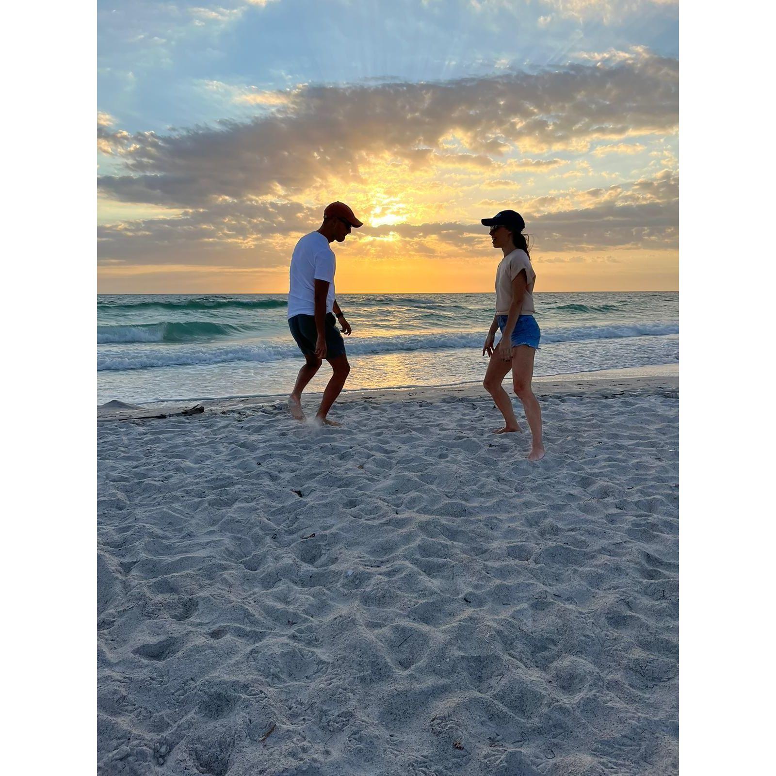 At the beach in St. Pete
