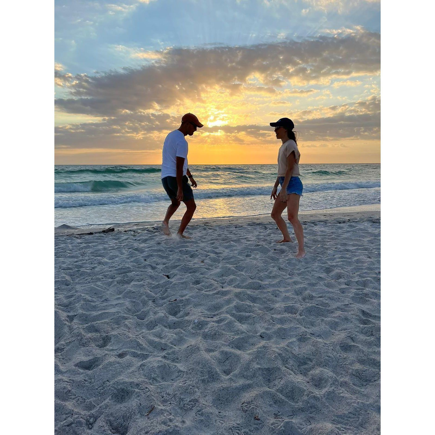At the beach in St. Pete