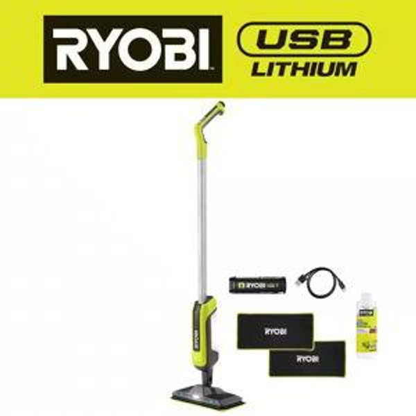 RYOBI USB Lithium Cordless Agitating Spray Mop