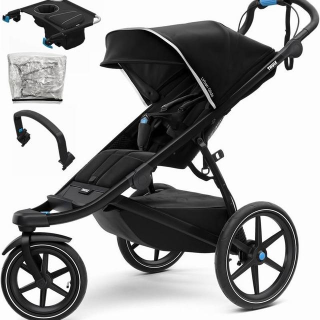 Thule Urban Glide 2 Single Stroller + Accessory Set - Black