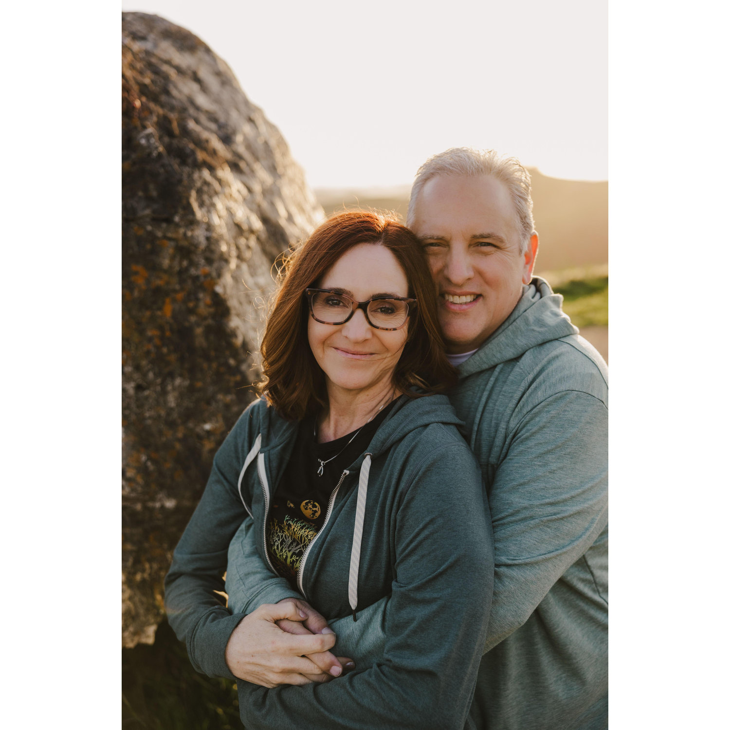 Cheesy engagement pic