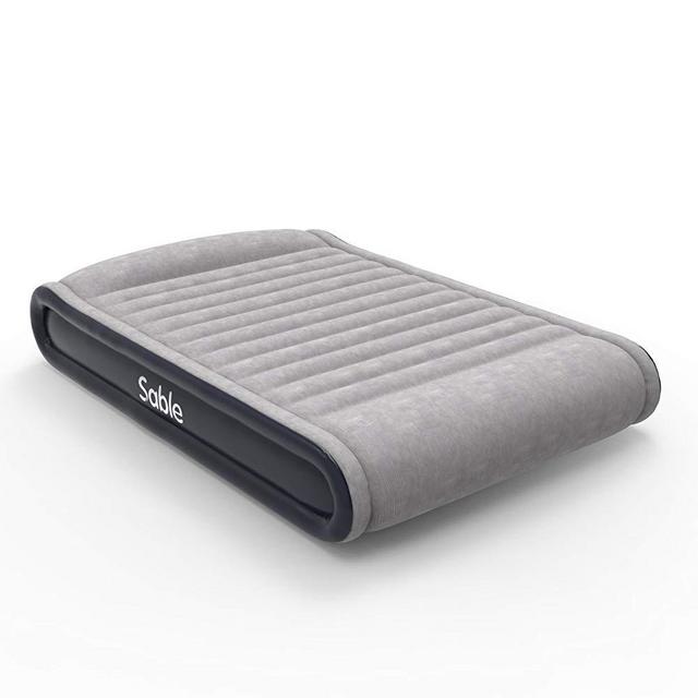 Sable Air Mattresses Queen Size Inflatable Air Bed with Built-in Electric Pump & Storage Bag, Comfortable for Camping Travelling or Overnight Guests, Height 17"