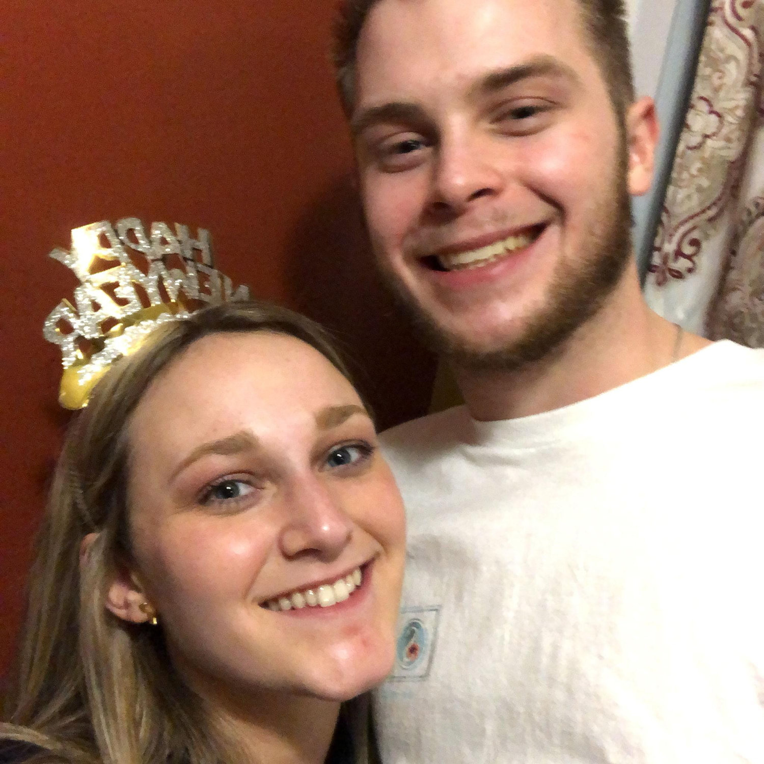 New Year's Eve at a friends house.