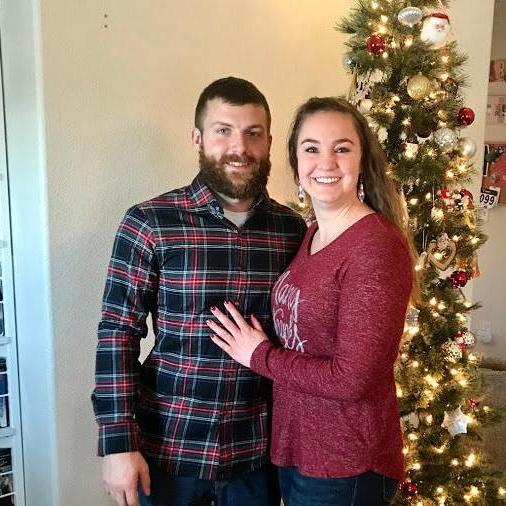 Our second Christmas together, celebrating in Colorado with Amanda's family (Dec 2019).