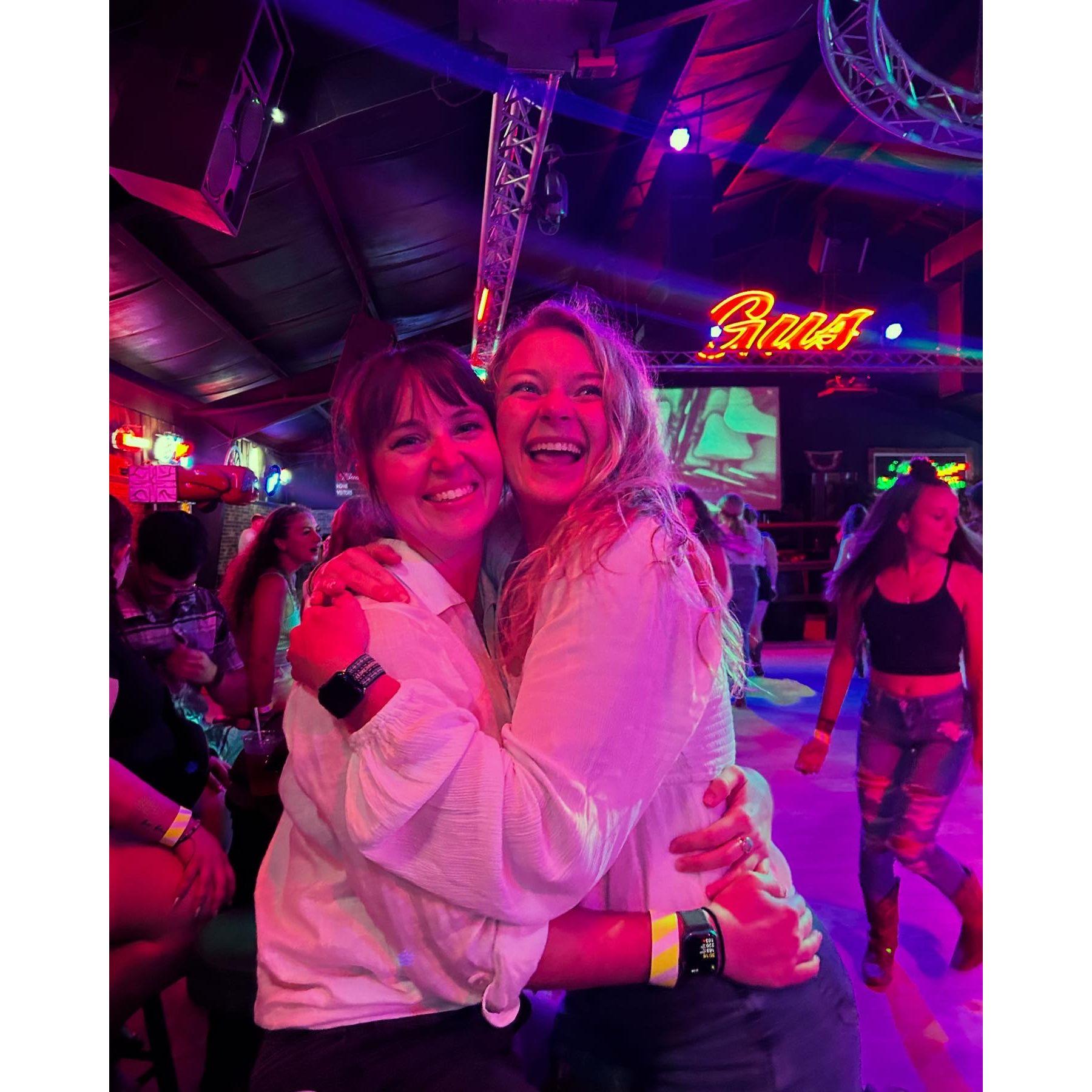 Local dancing hangout with Shyla in Jacksonville, NC.