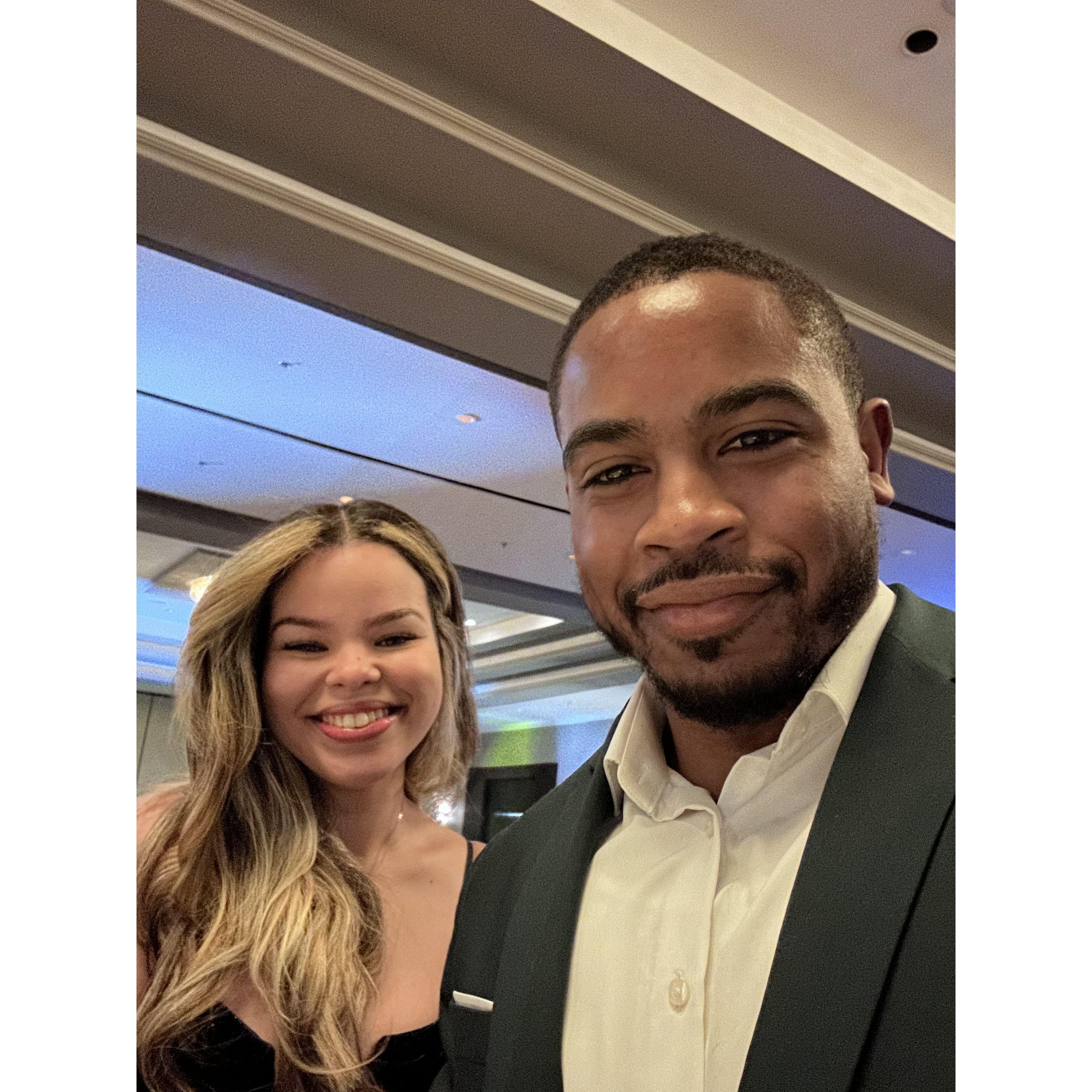 Dominican Independence day Gala. Everyone says he looks Dominican now LOL