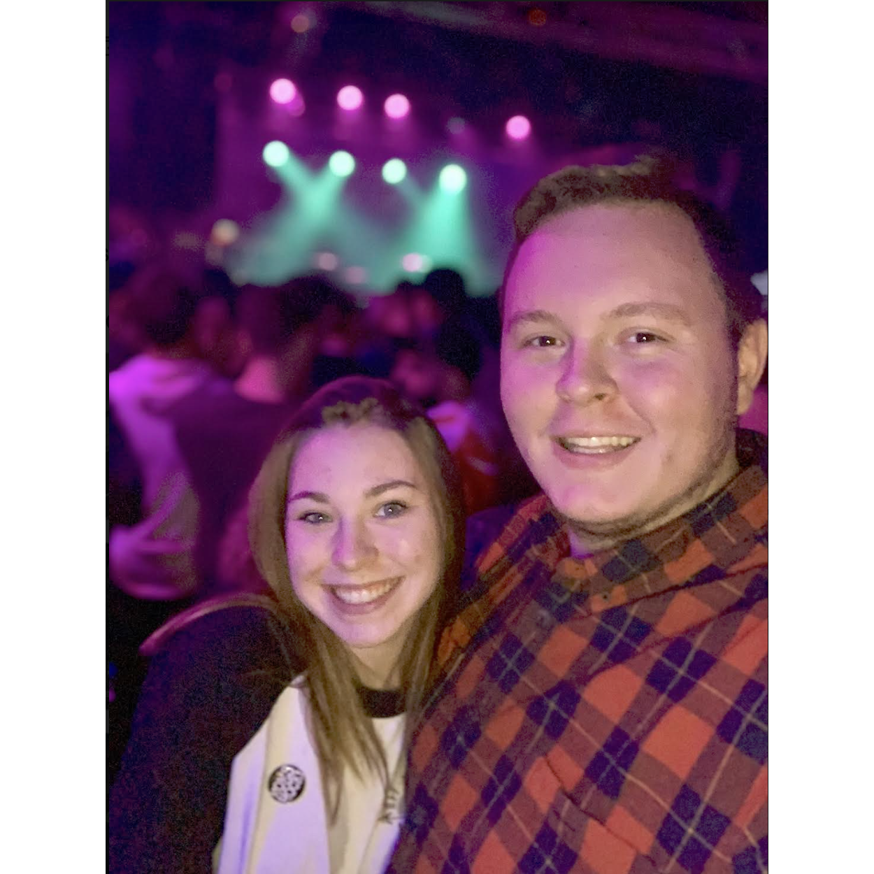 Our first concert! fun fact : it was Don Broco and we have since seen them 5 more times!