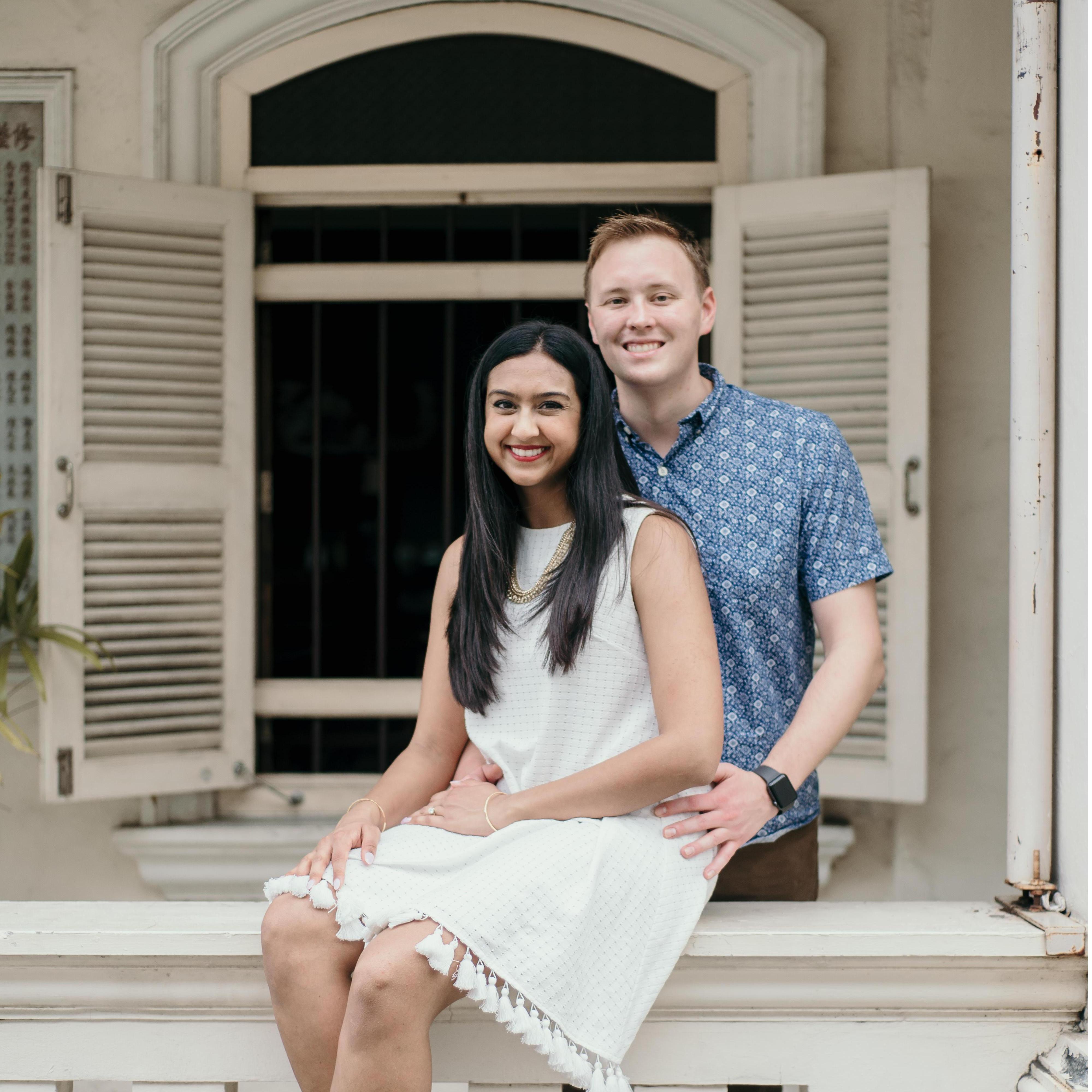Another engagement photo in Old Phuket, Thailand