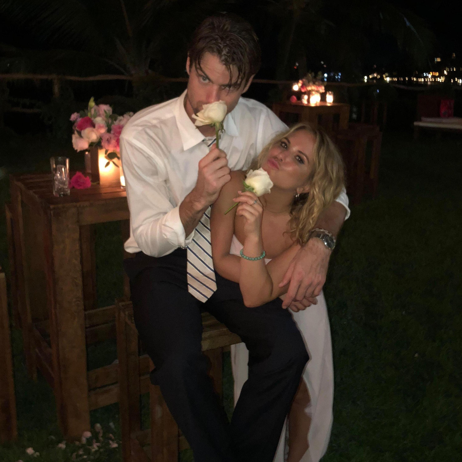 Within the first month of us dating, Brittany invited me to a wedding in Mexico, had to accept for the story...turns out the story is still being written.