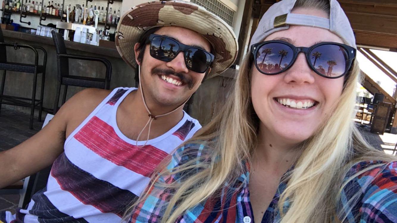 The first time Danny and I took a trip to my hometown together!