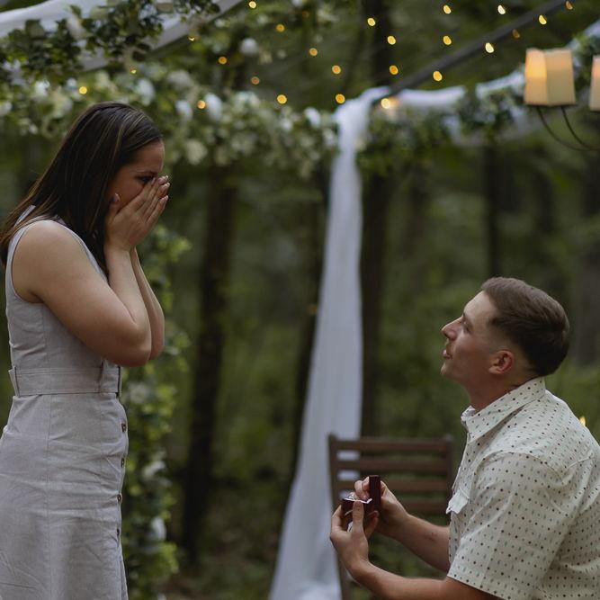 Kaycee only waited four years for this moment!
