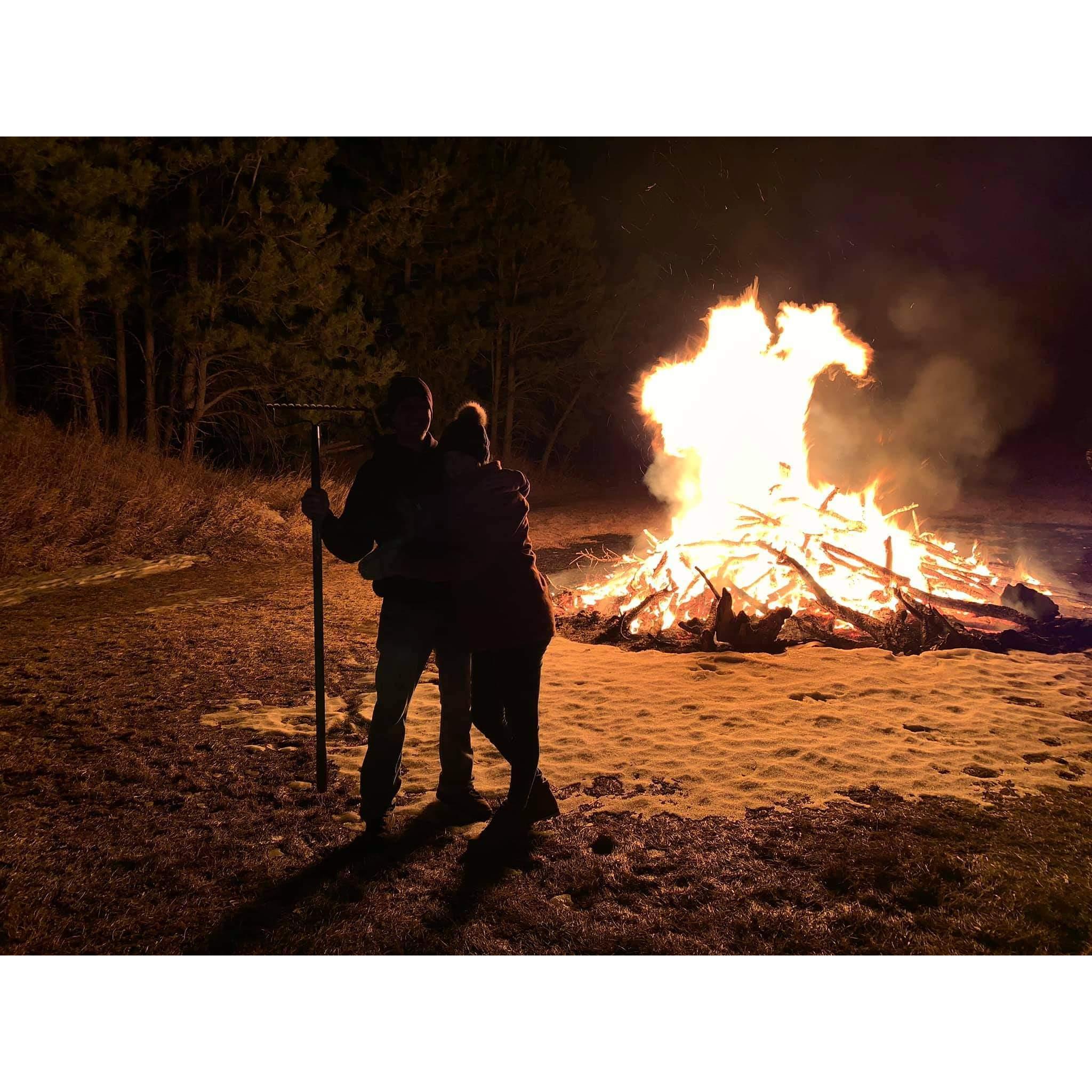 Birthday bonfire!