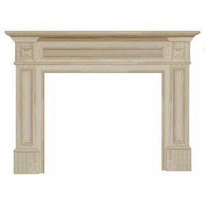 Pearl Mantels Classique Fireplace Mantel, 50-Inch, Unfinished