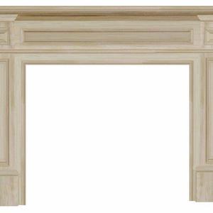 Pearl Mantels Classique Fireplace Mantel, 50-Inch, Unfinished