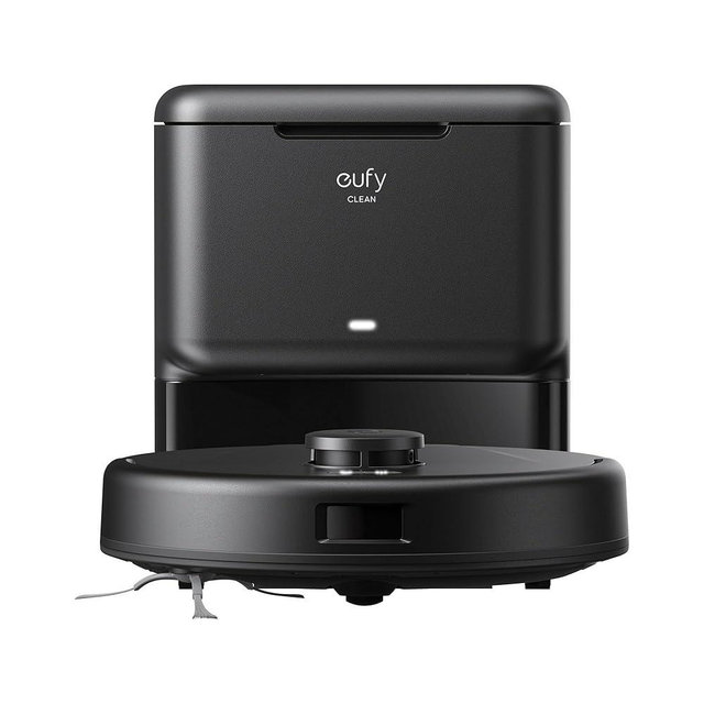 eufy L50 SES Robot Vacuum with 60 Day Self-Empty Station, Multi-Floor Cleaning,Precise iPath Laser Navigation, Customizable Al Mapping, Climb Up to 20 mm, Ideal for Hard Floor, Tile, and Carpet