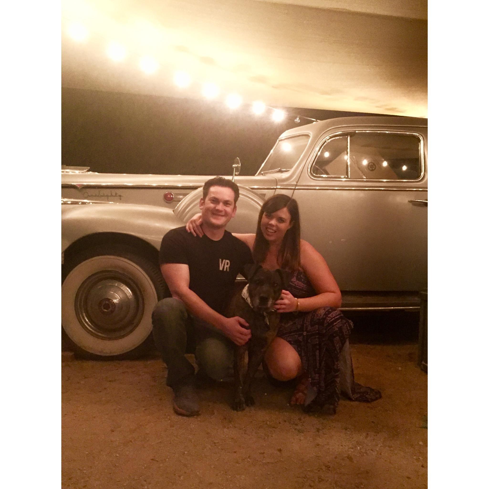 October 2016 - Family photo with the Packard - Tucson AZ