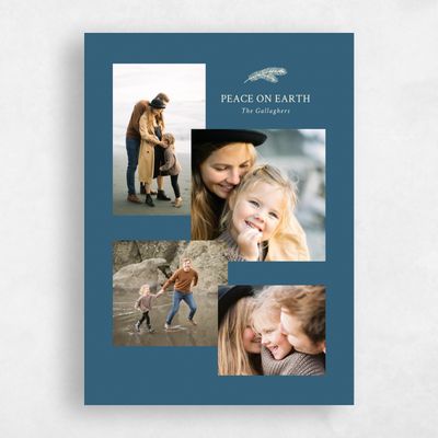 Blue Holiday Card - Wildwood