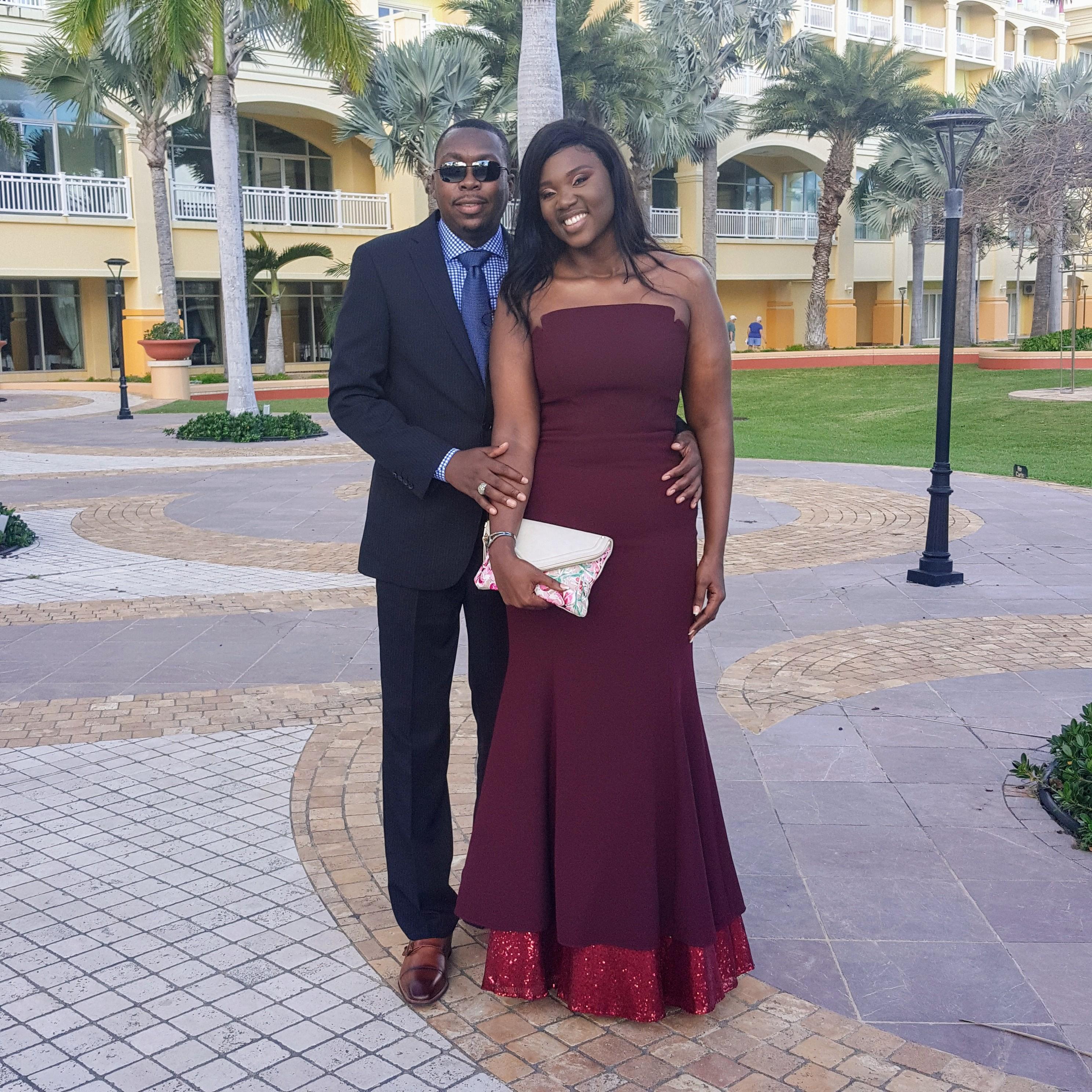 At our friends wedding 2019