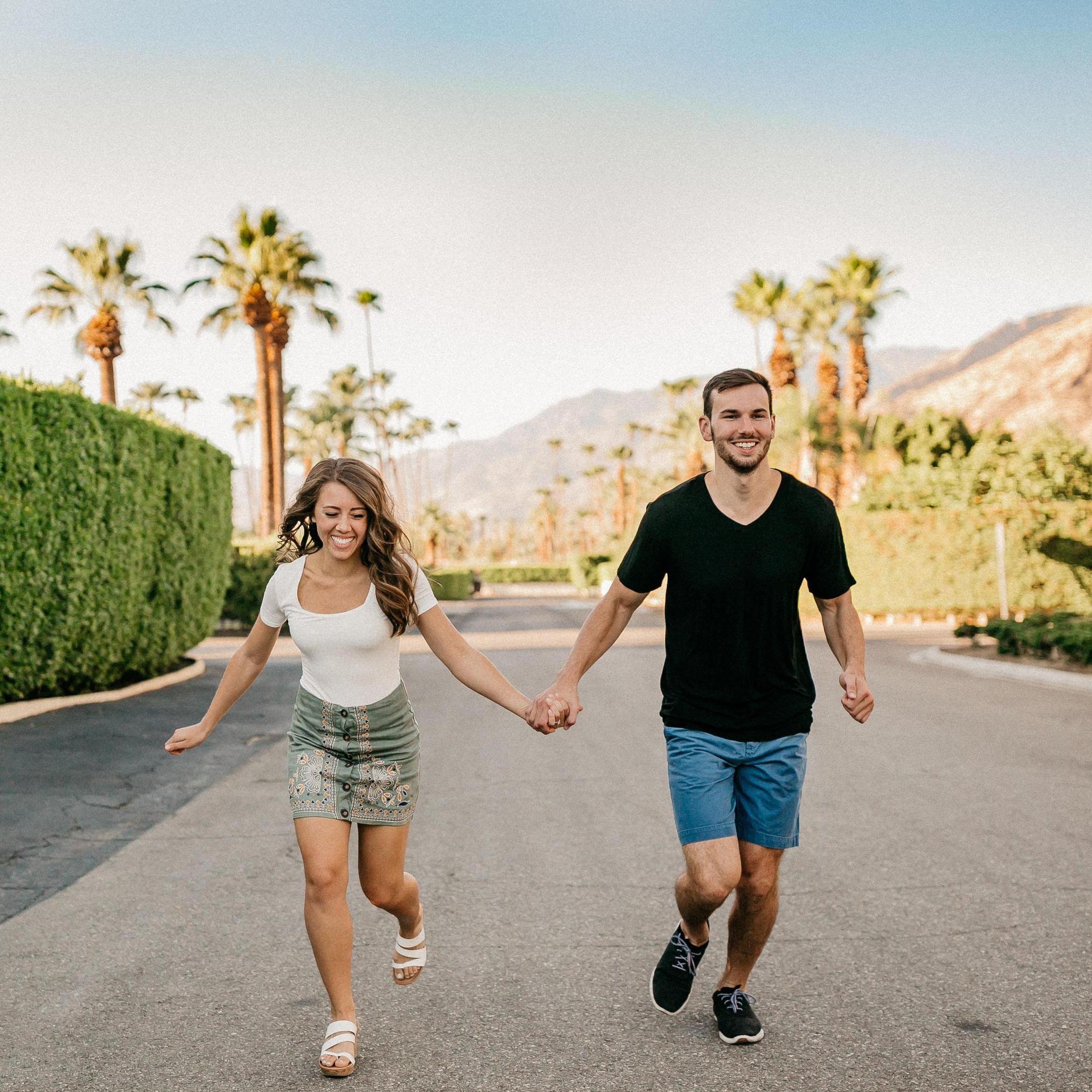 Running down the aisle like...