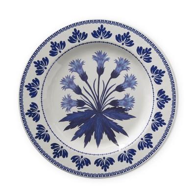 AERIN Fairfield Outdoor Melamine Dinner Plates, Set of 4, White