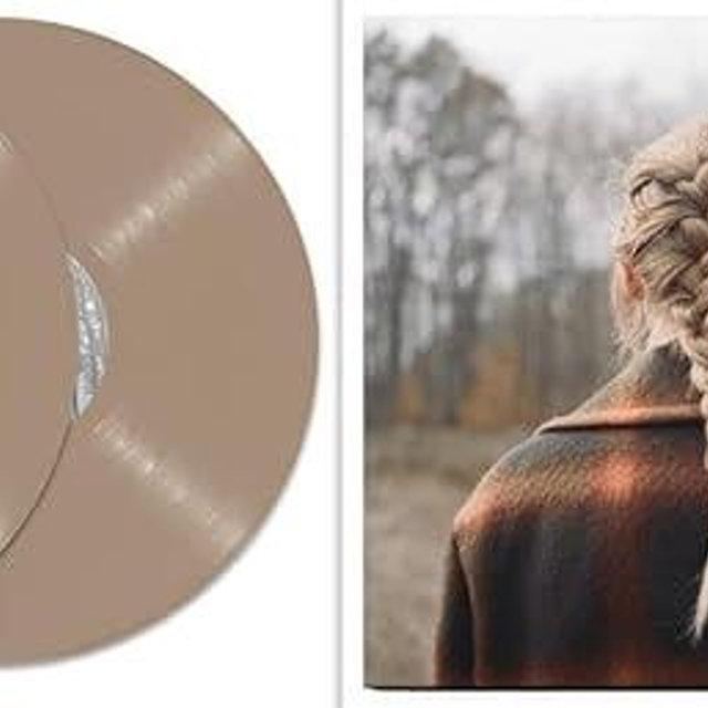 Taylor Swift 2 Album Pack - Folklore Beige Evermore Green Record Set