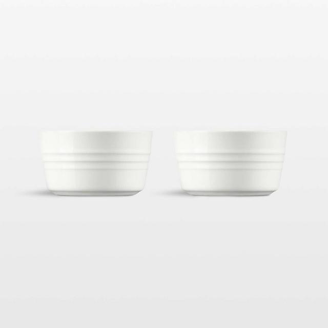 Le Creuset ® Round White Ramekins, Set of Two