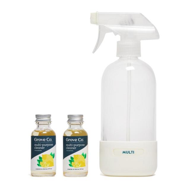 Multi-Purpose Cleaner Concentrate + Reusable Cleaning Glass Spray Bottle - Slide & Snap