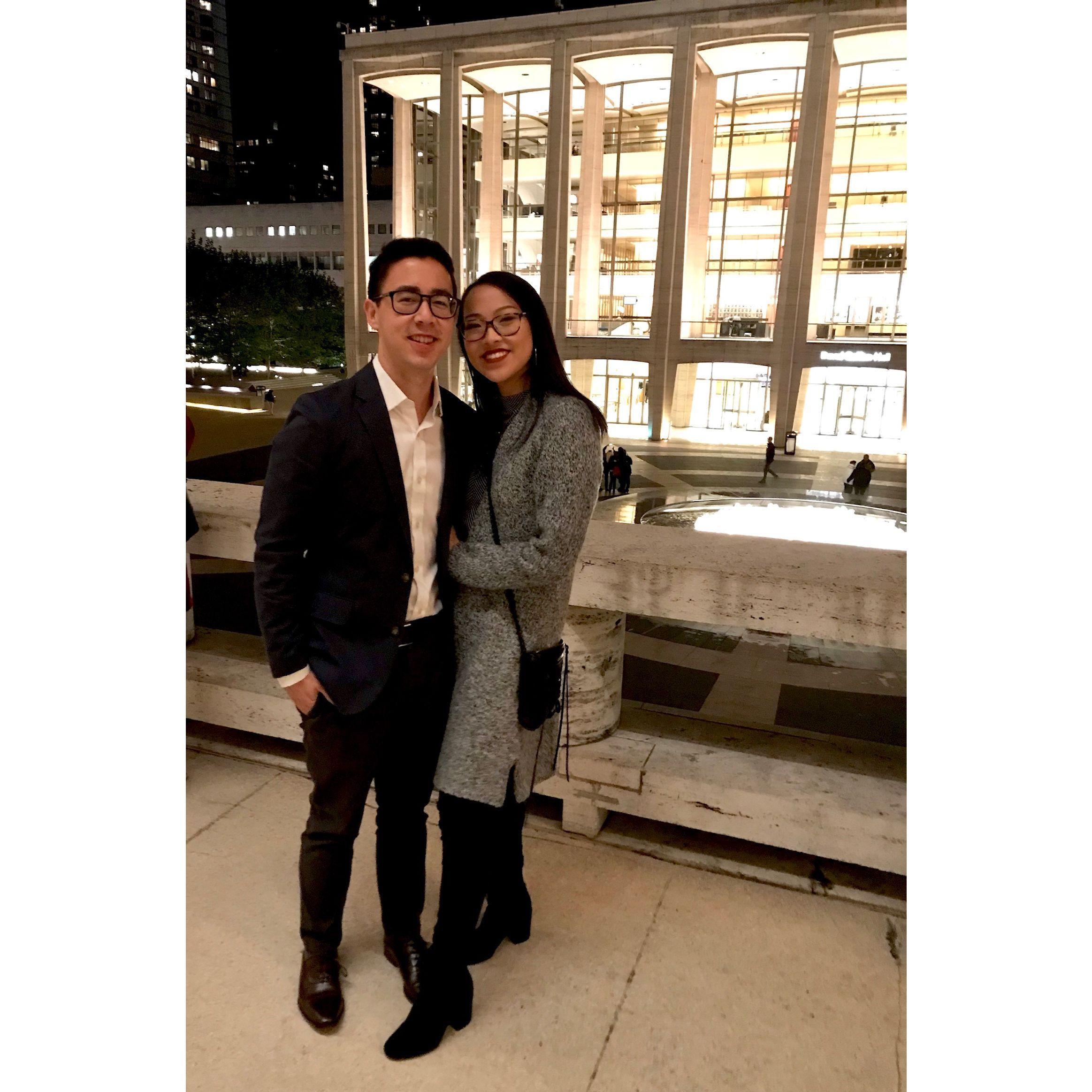 Date night at the New York Ballet - New York, NY