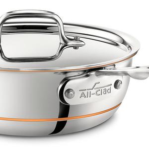 All-Clad Copper Core 5-Ply Bonded Saucier Pan, 2-Quart
