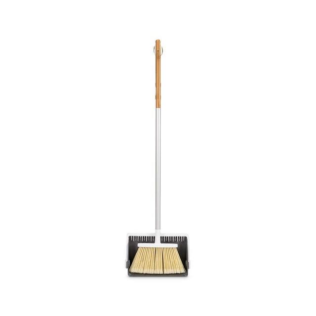 Full Circle Tag Team Easy-Empty Broom and Dustpan Sweep Set