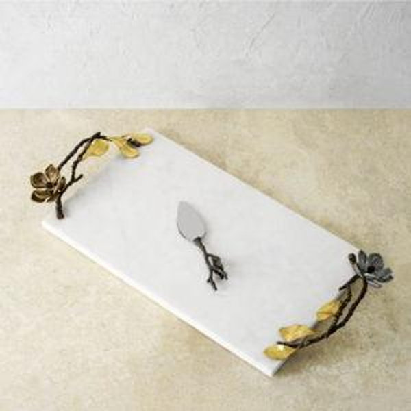 Michael Aram Vintage Bloom Cheese Board with Knife