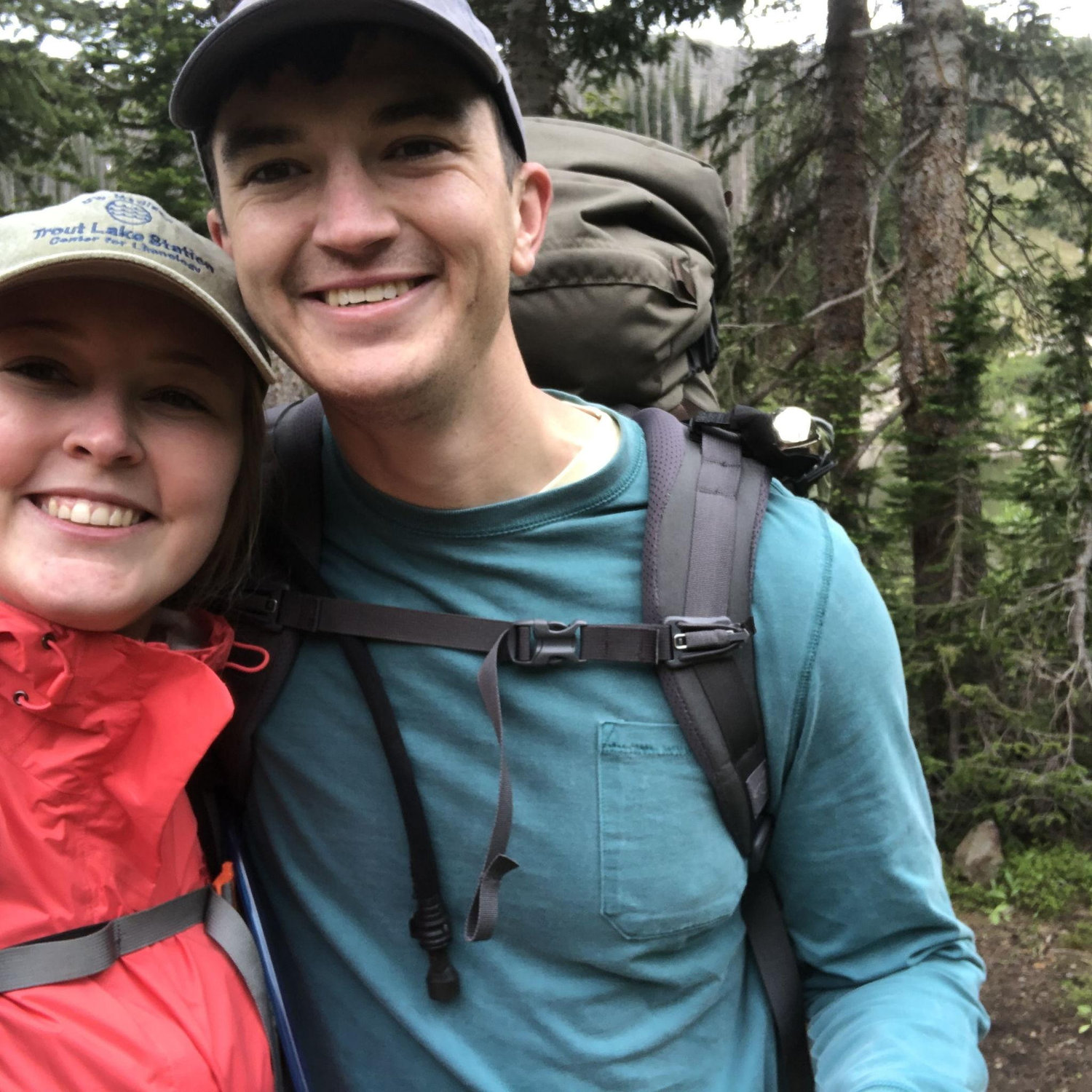 Our first backpacking trip together in the Mt. Zirkel Wilderness (2021)!